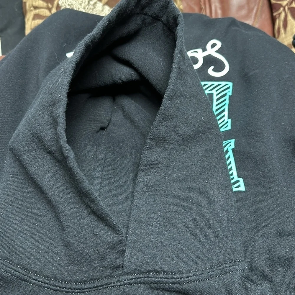 SOFTBALL GIRL'S Black Graphic 'Live Love Softball Hoodie, one of a kind, XL
